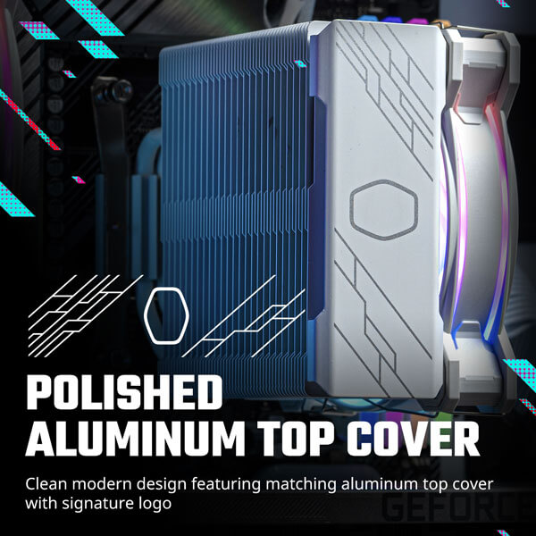 Cooler Master Hyper 212 Halo ARGB White CPU Air Cooler